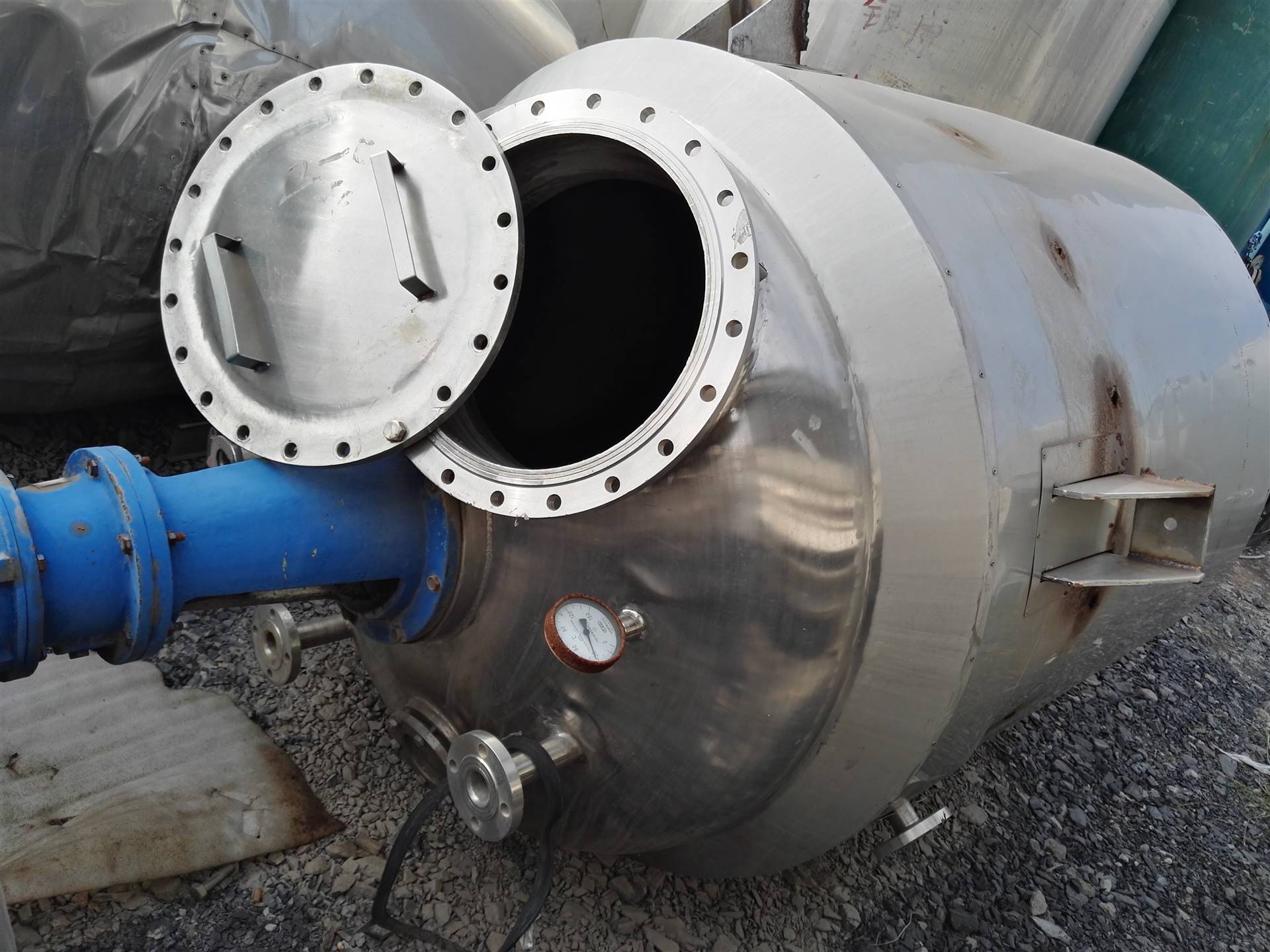 8成新二手醇沉罐废不锈钢价延安紧急转让