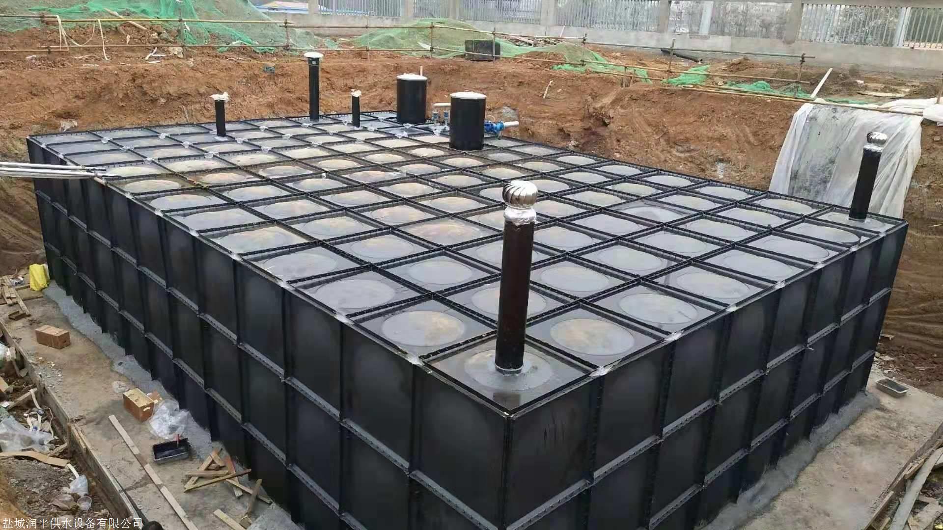 地埋式箱泵一体化消防水箱 哪家好 盐城润平厂家定制