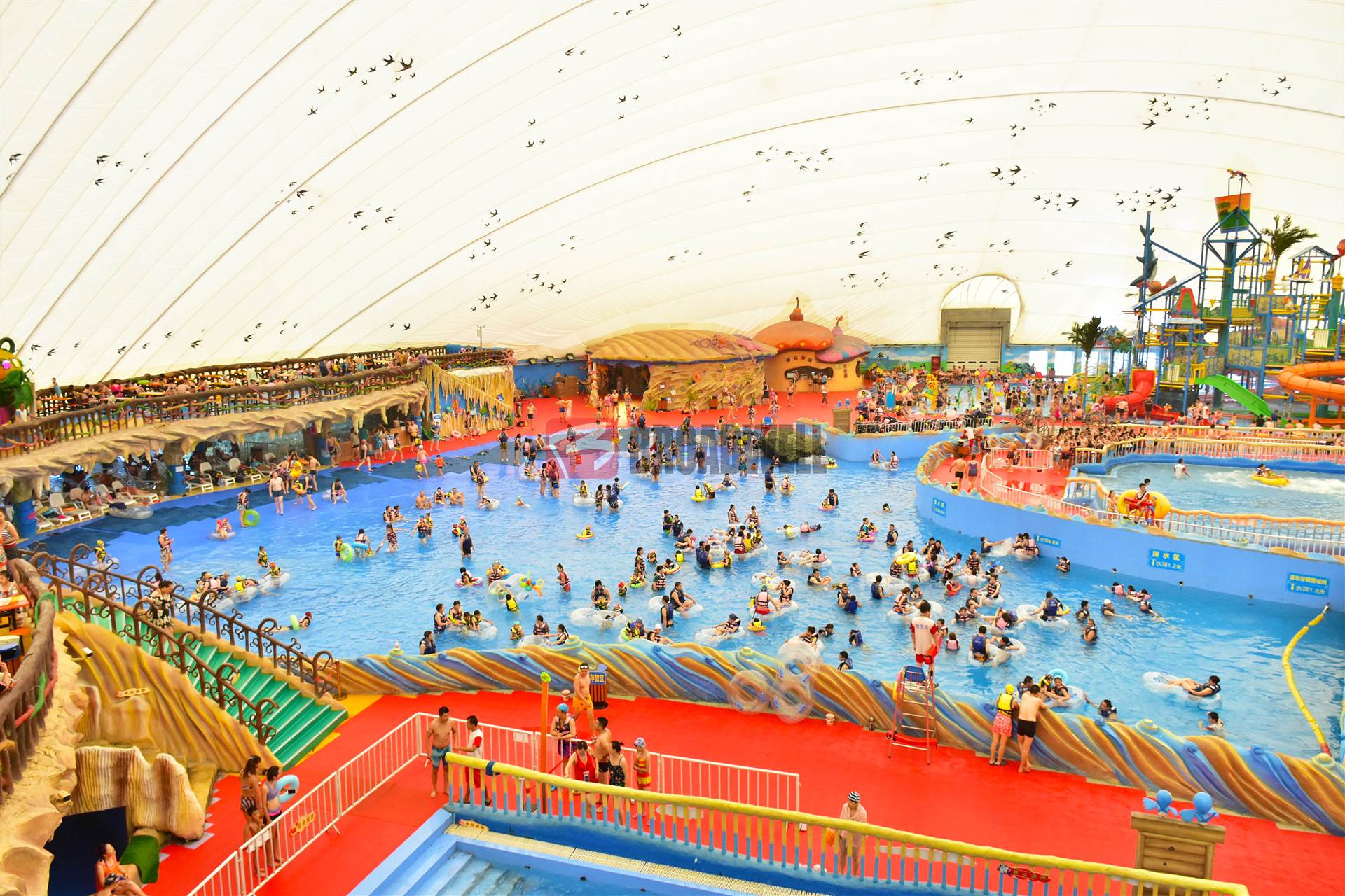 银川市体育中心水上乐园图片
