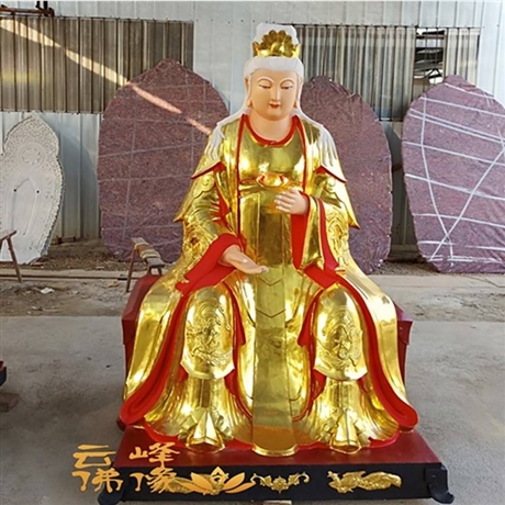 九龙圣母圣诞吉日九龙圣母佛像生产厂家