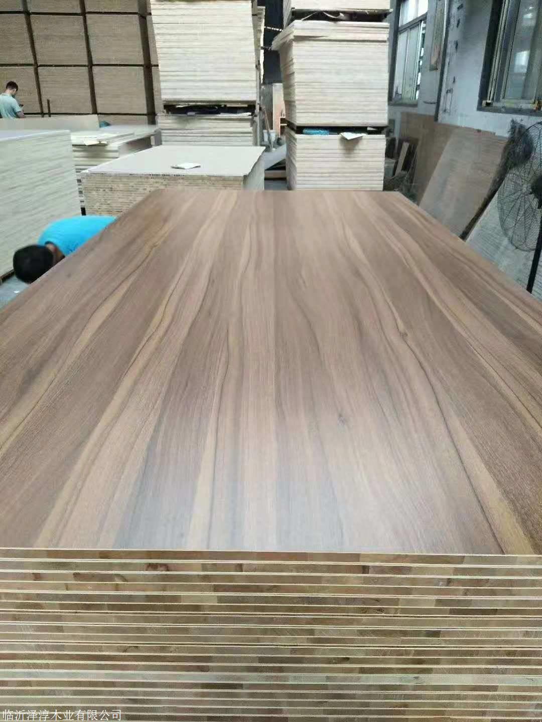 泽淳木业18mm细麻面生态板装饰面板免漆板