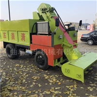 宿迁养牛场打扫刮粪车2立方柴油清粪车视频