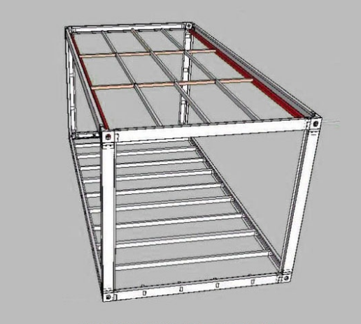 快拼箱 拼装式集装箱全套及材料批发
