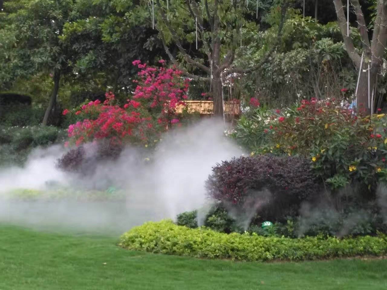 园林景观人造雾景区降温设备便宜