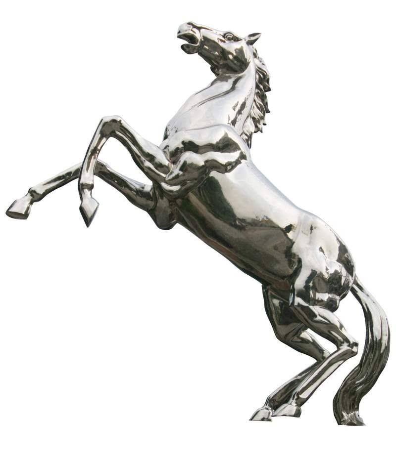 石家庄不锈钢动物雕塑 马不锈钢雕塑