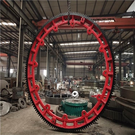 M25Z150對開式結(jié)構(gòu)鑄鋼2.8米回轉(zhuǎn)窯大齒圈