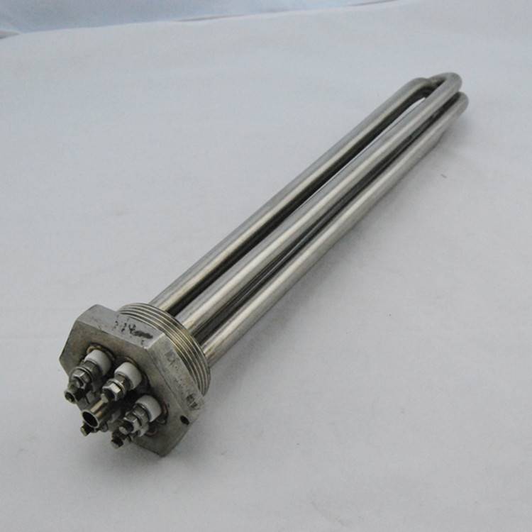 大功率导热油法兰电加热管棒