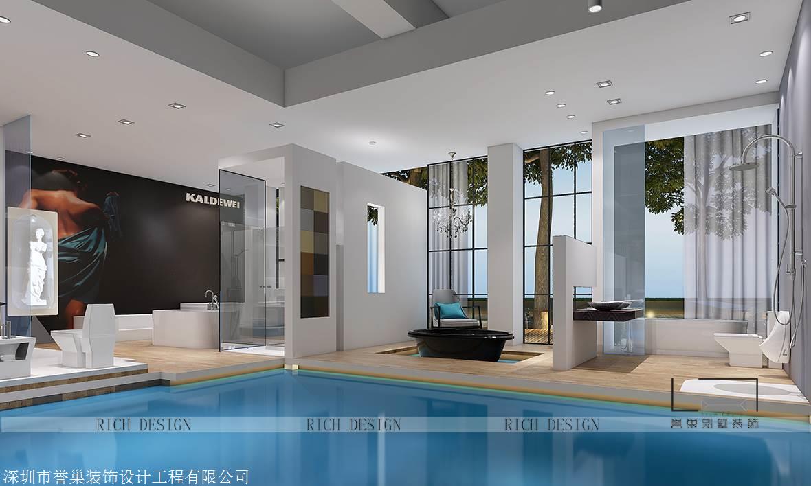 誉别墅装饰 曼嘉卫浴旗舰店 工装效果图   我们誉巢是一体化方案解决