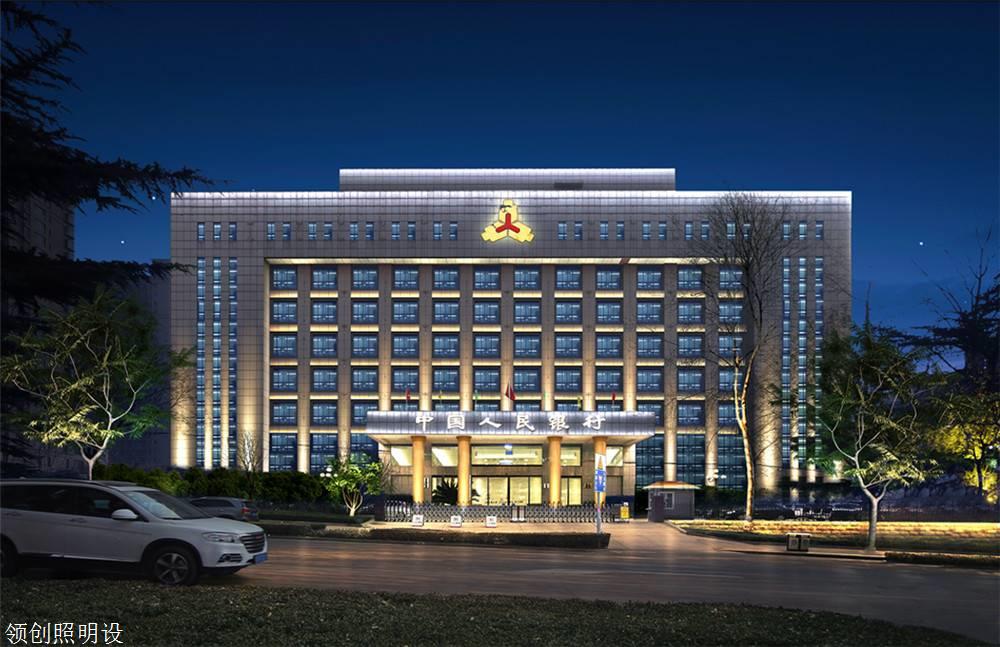 商业步行街购物广场酒店鸟瞰照明亮化设计动态夜景灯光效果图方案