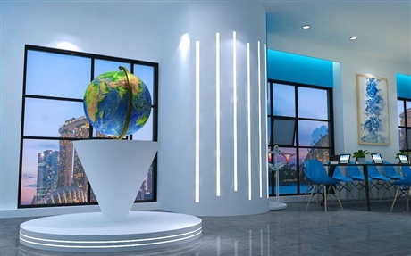 常州武进学校走廊墙壁柱子文化设计展厅设计装修就来辰信