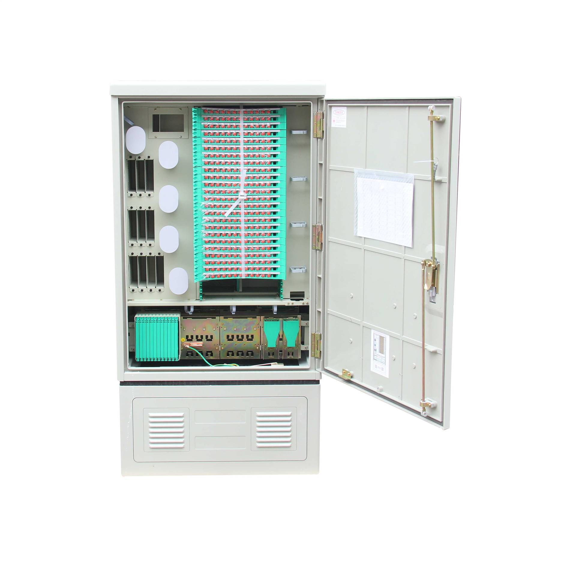 翼德通信供应新款96芯不锈钢壁挂光缆交接箱