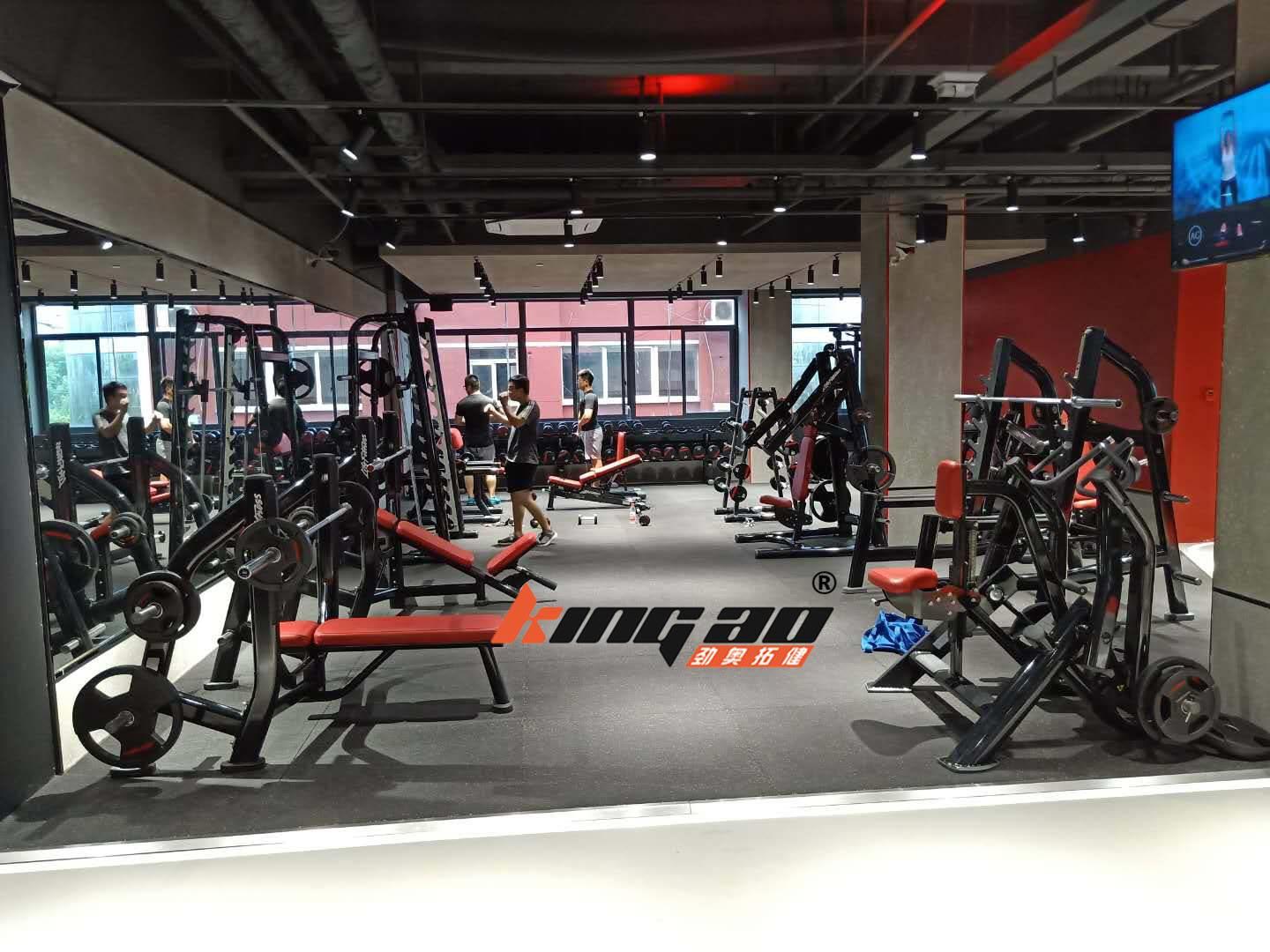 安庆健身房力量区橡胶地垫价格