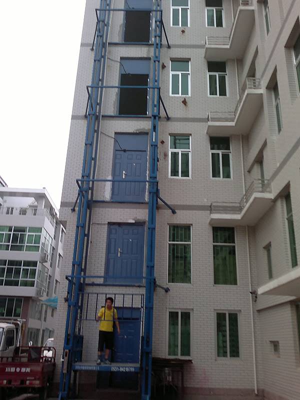 导轨式电动升降机