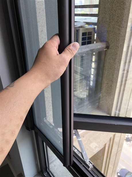 绍兴纱窗纱门-精品隐形纱窗安装效果