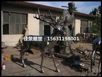 南宁不锈钢动物雕塑