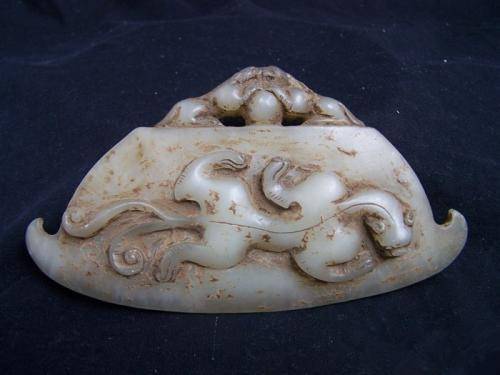 白玉螭龙摆件的成交价是多少