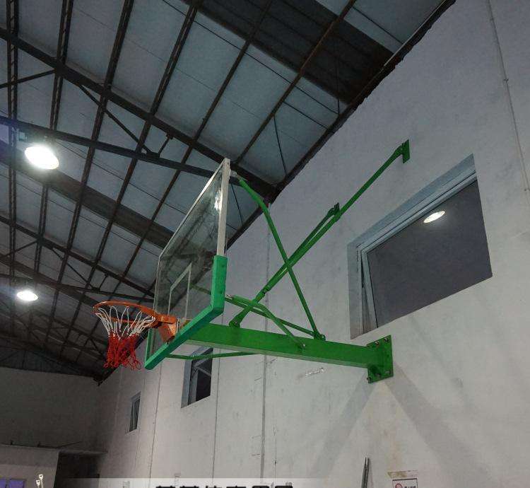 宏源壁挂式墙壁式篮球架