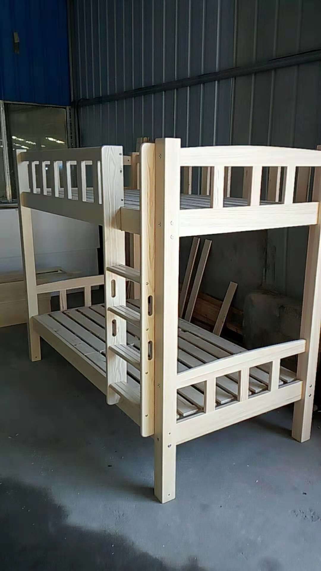 厂家定做学生公寓床实木上下铺员工宿舍床