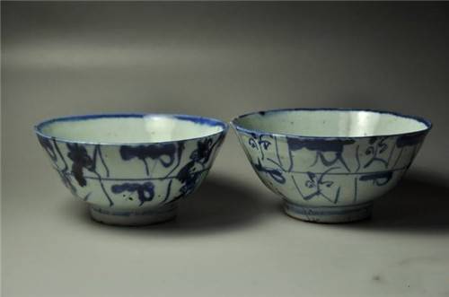 清青花余庆堂对碗为什么现在成交率高