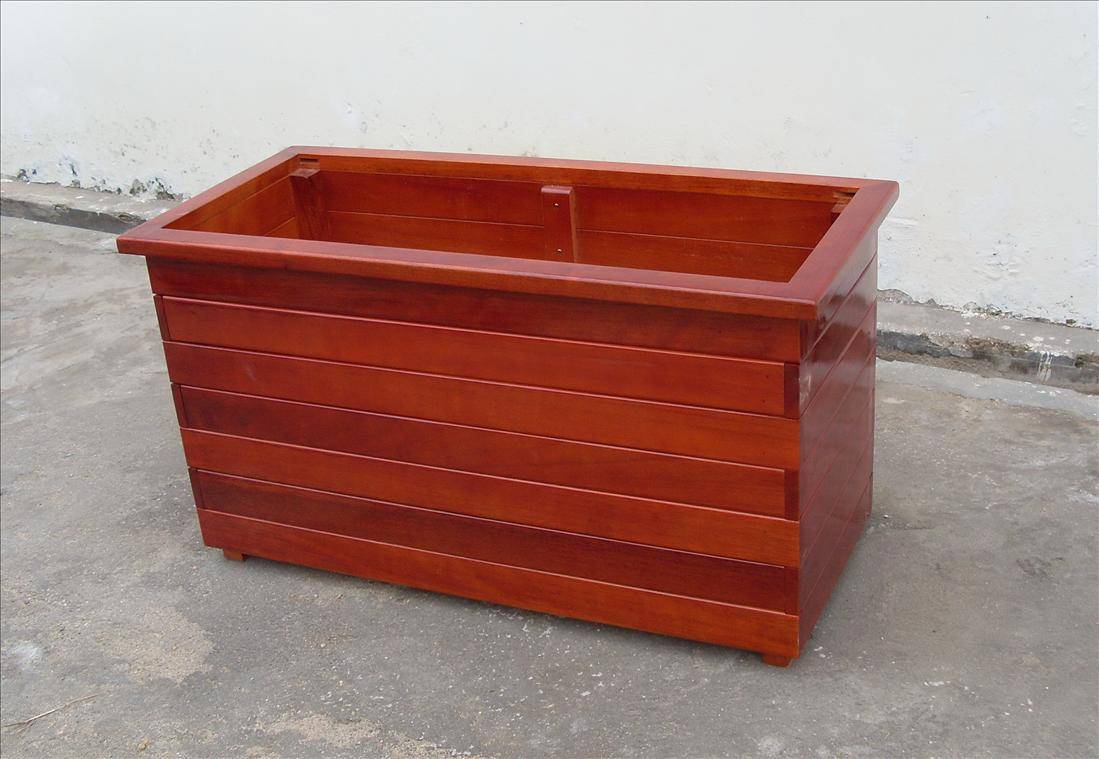 防腐实木花箱 公园实木花箱子 家庭园艺花箱价格