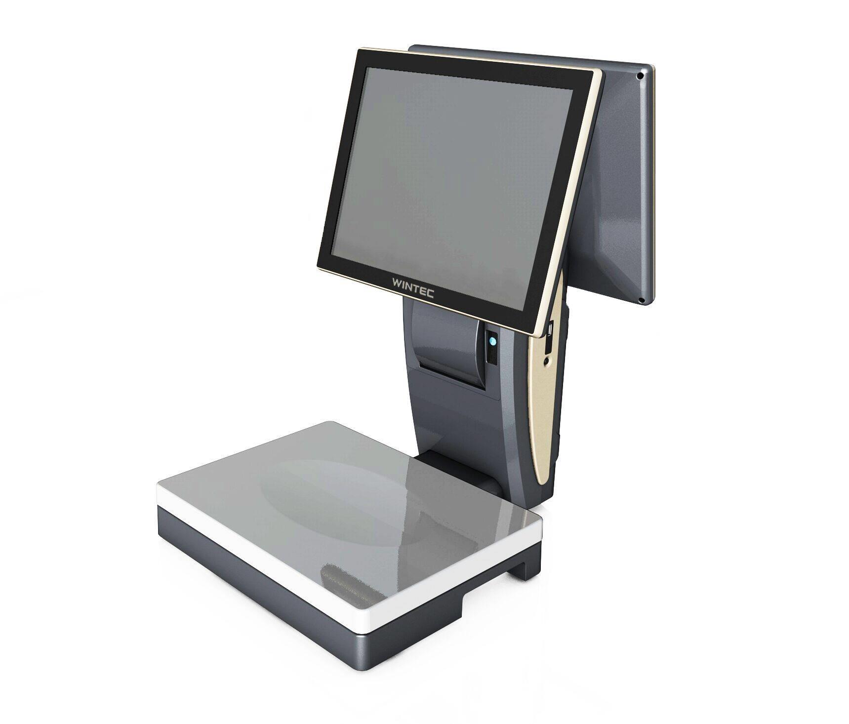 中科英泰pc313称10英寸收银称重一体称