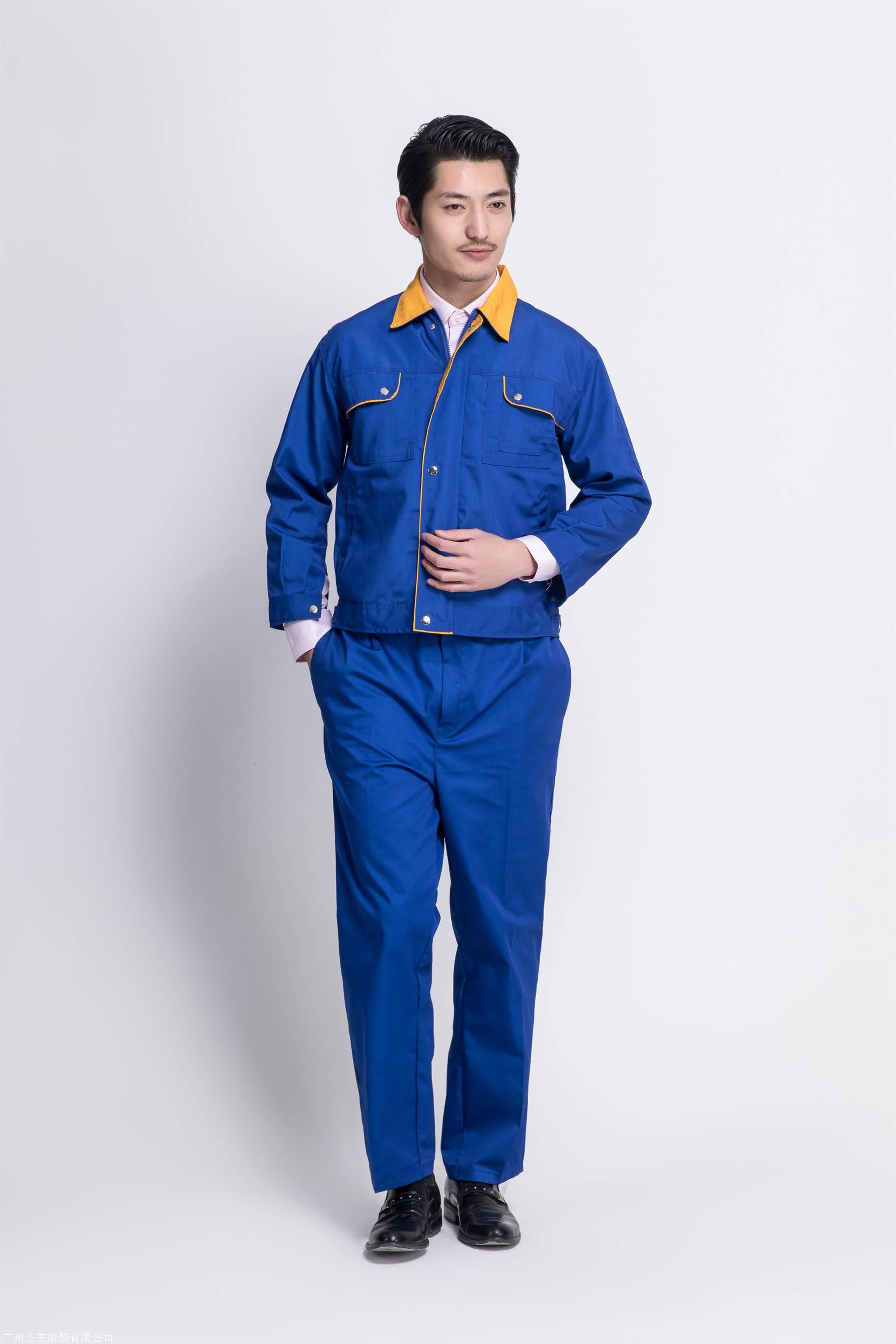 黄埔区工作服定做,短袖工作服套装订做,工厂工衣定制,款式多样