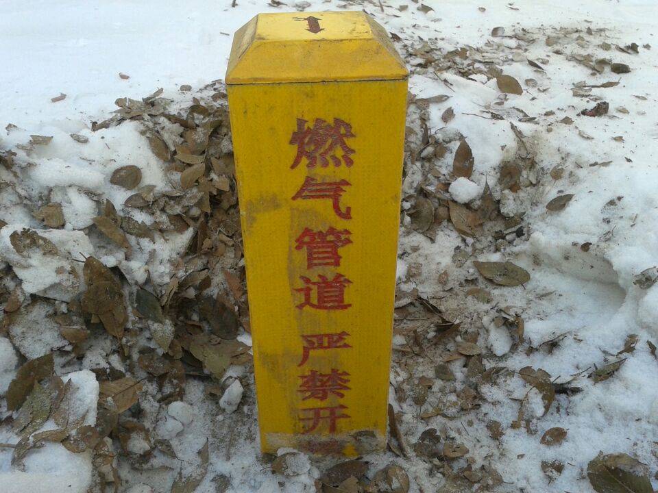 警示桩 燃气管道标志桩 加密桩 塑钢标志桩 防盗