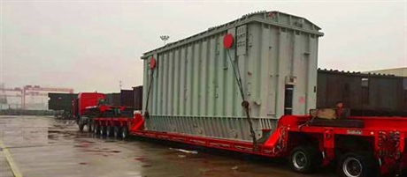 坤升承运西安到新疆乌鲁木齐大件设备运输重型工程机械运输