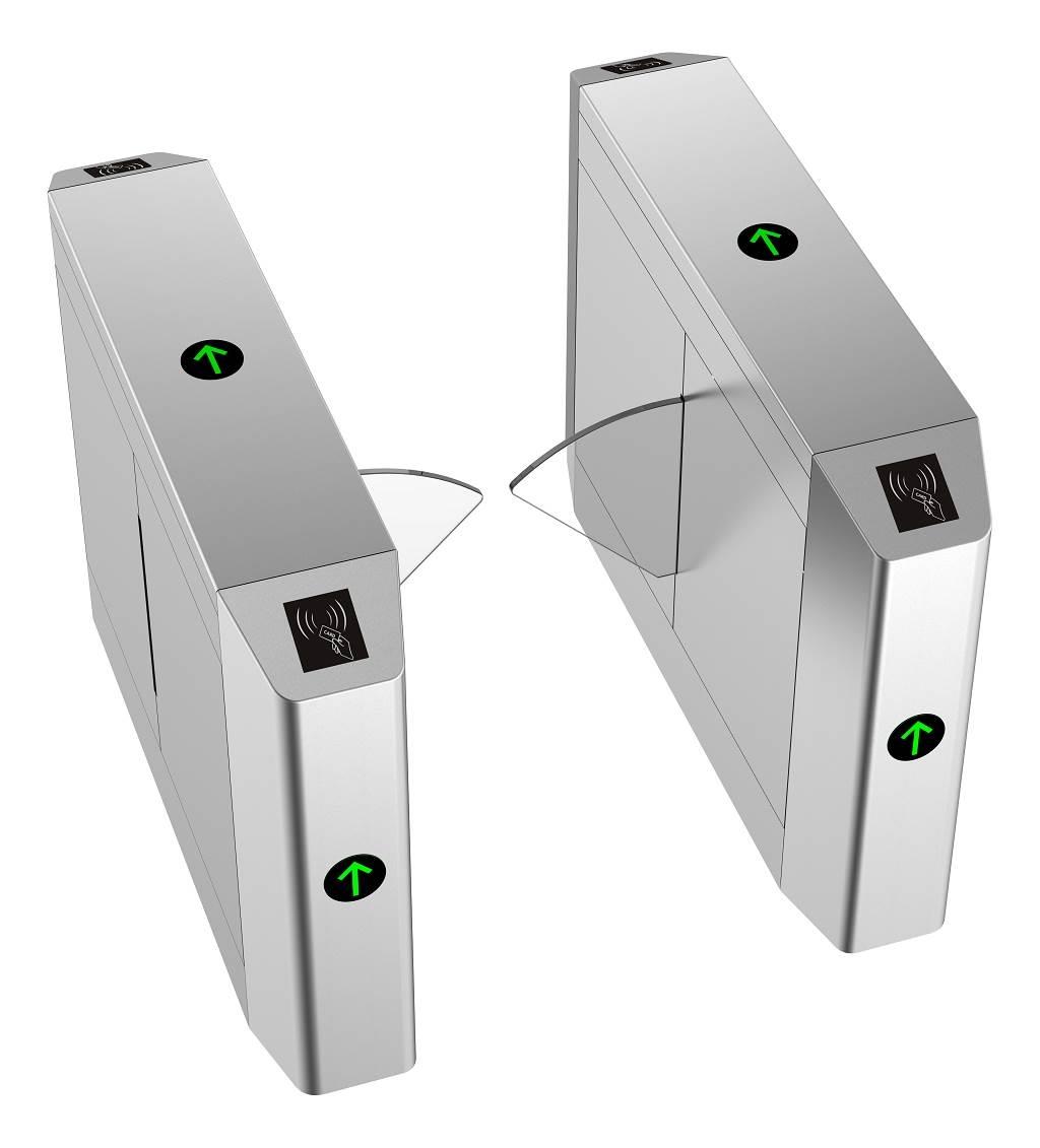 人行通道闸机景区检票闸机翼闸小区门禁系统yz1101去买票