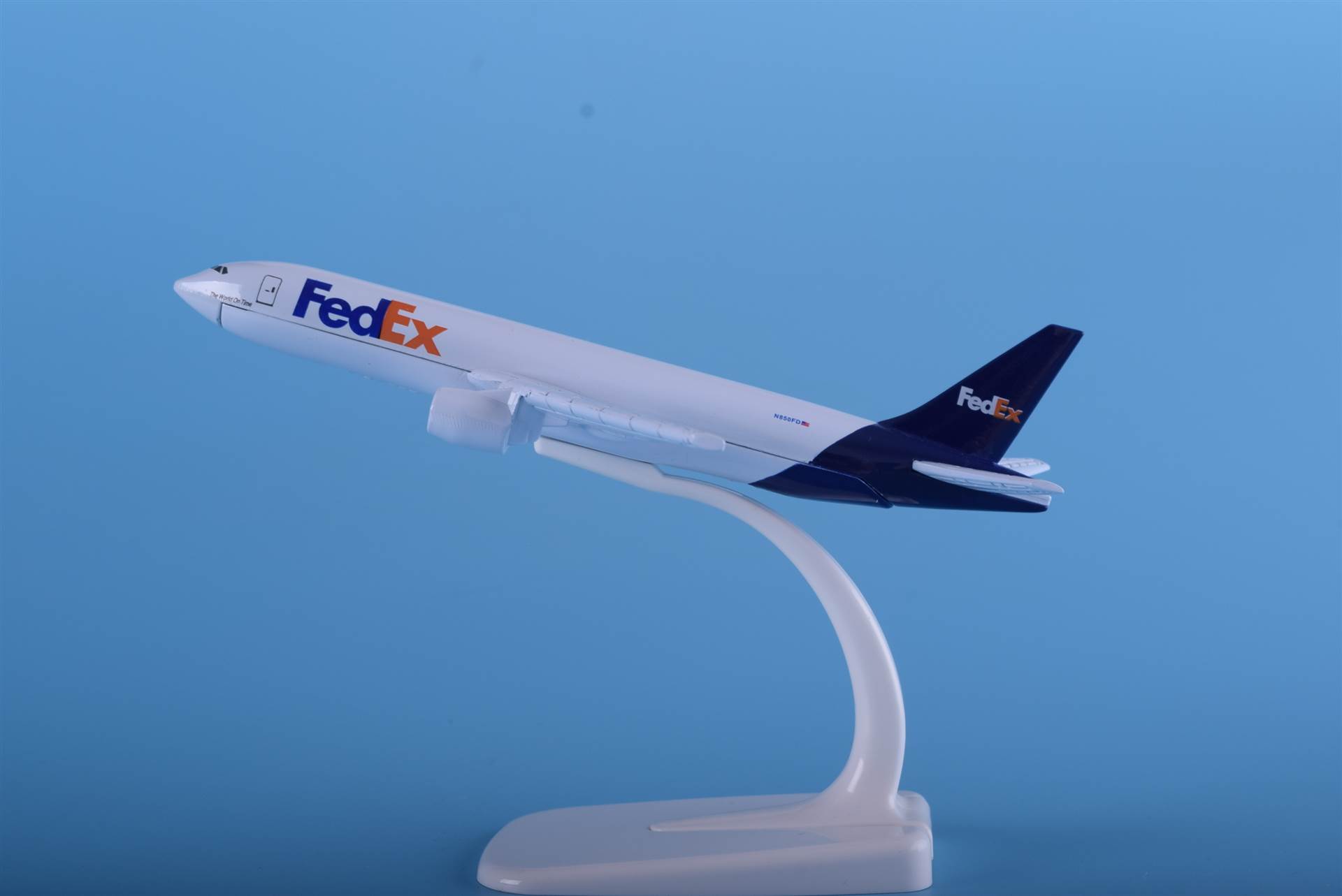 飞机模型波音777联邦fedex快递货机模型公司赠送节日礼品金属工艺