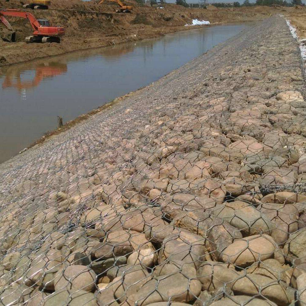 现代生态石笼网 新型生态石笼网厂家