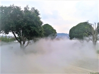 四川重庆高压清水雾造景 四川众策山水人造冷雾设备
