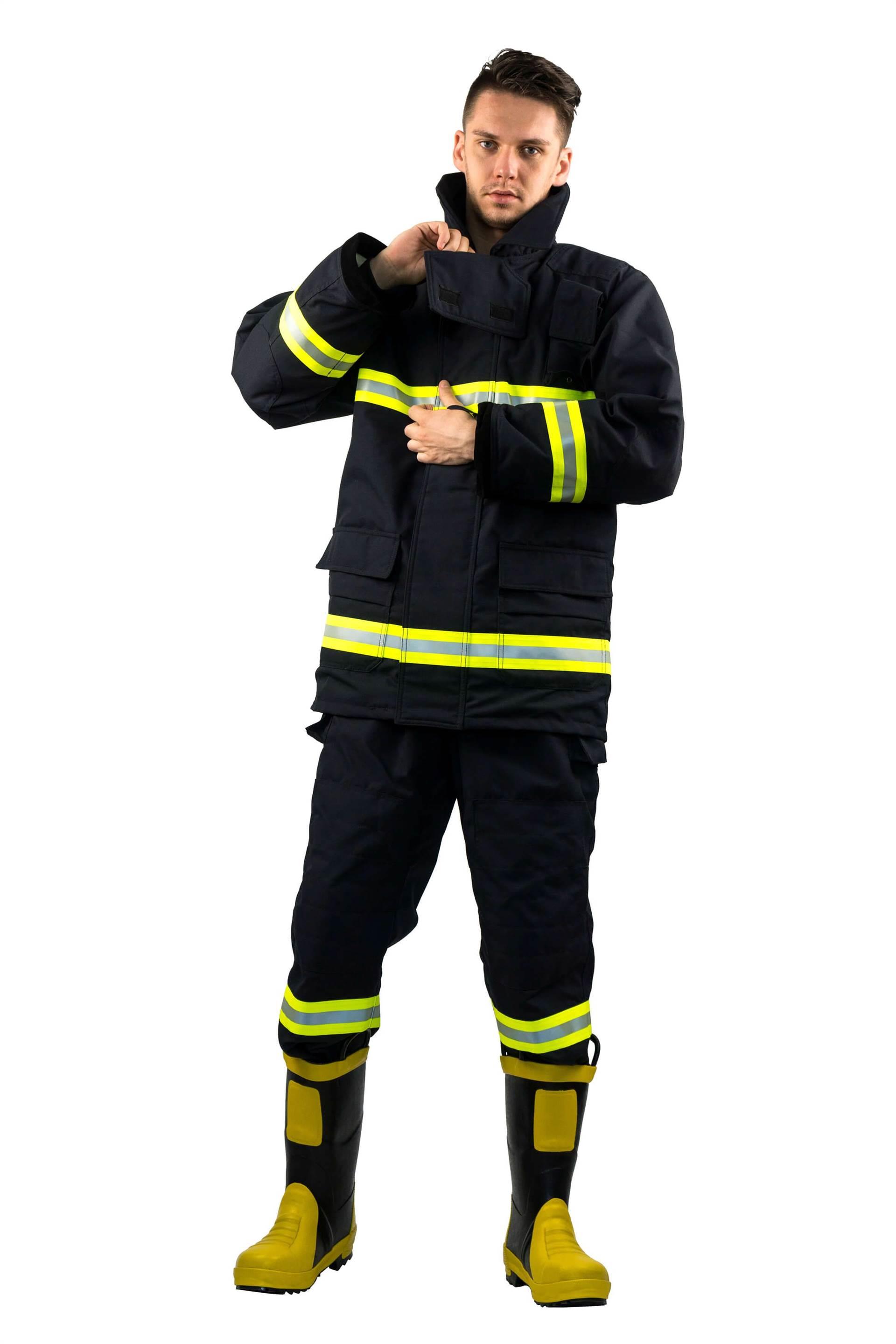 消防员的衣服侧面图片