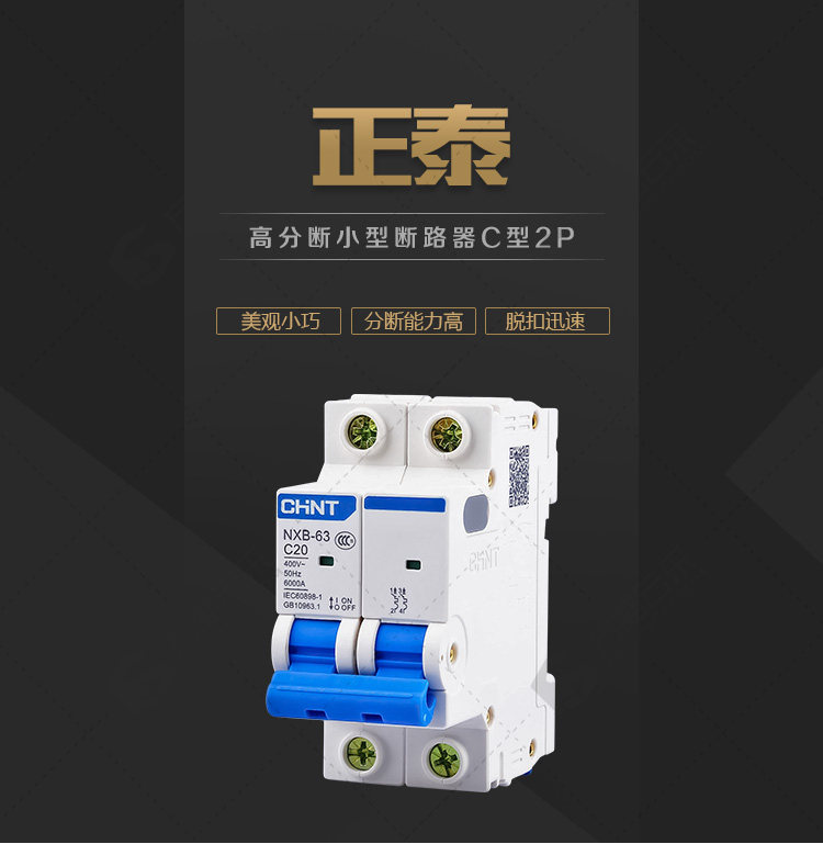 正泰chnt 小型断路器nxb-63c型