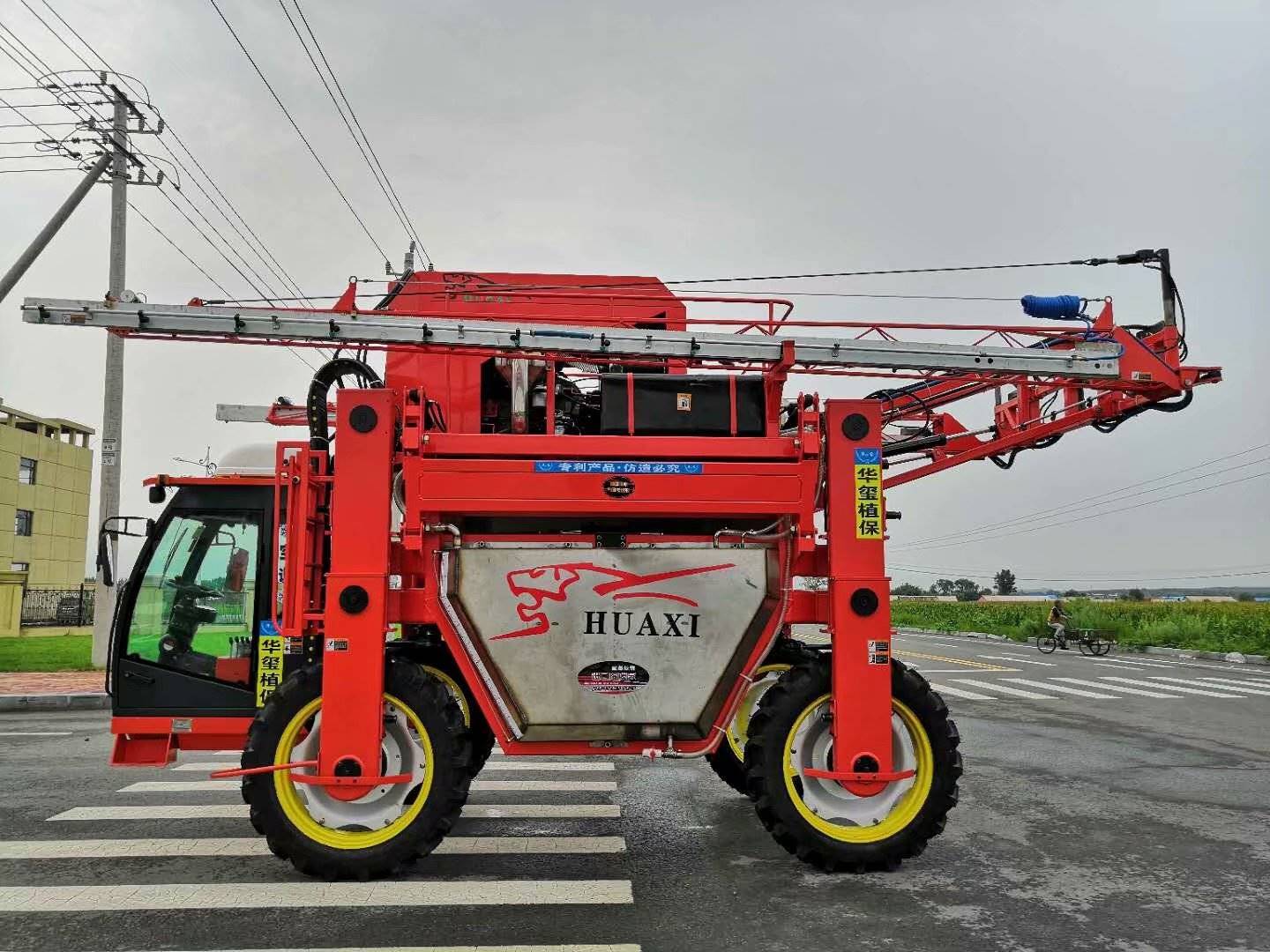 华玺3wpz-3000a自走式玉米喷药机高架喷药车农用