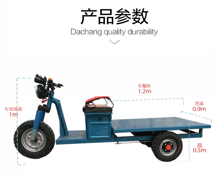 電動三輪車貨運平板車家用小型三輪車快遞車電動三輪載重王