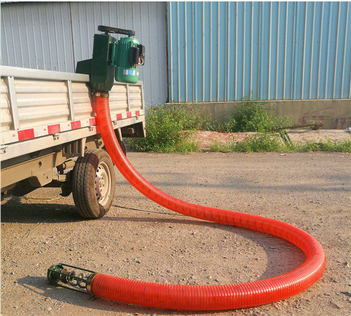 玉米吸粮管软管上料提粮机