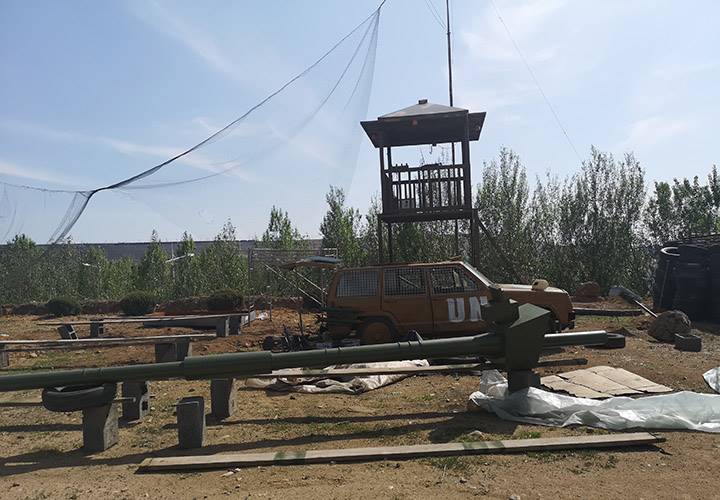 合鼎智能狙击塔 真人cs场地布置 多元化cs场地装饰 场地布景