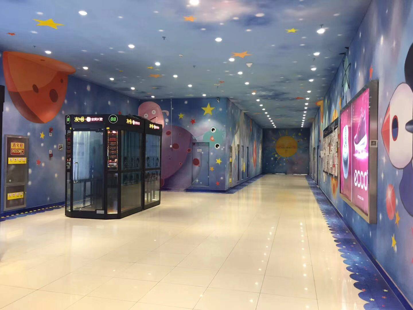 惠州商业壁画商场装饰墙绘创意涂鸦追梦墙绘