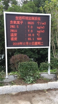 景区可用负氧离子监测系统 负氧离子浓度数据采集