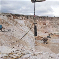 洞采石英石矿专用设备快速手持小型劈裂机