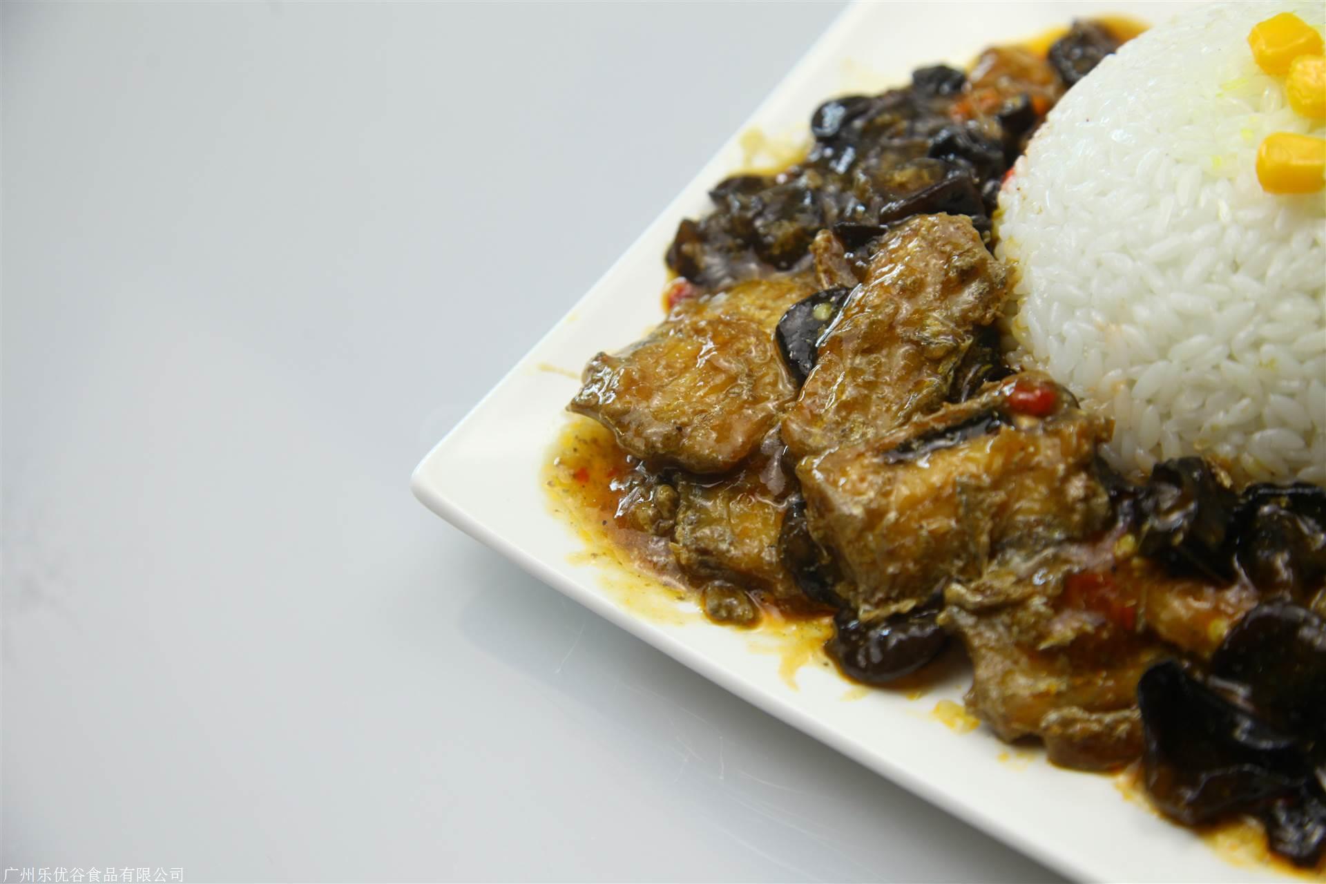 广州乐优谷170g红烧带鱼冷冻速食料理包