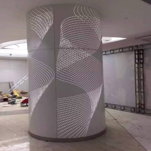 上饶市柱子装饰包柱铝单板厂家