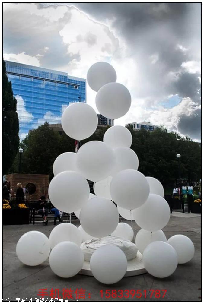 五颜六色气球雕塑 商场商业街不锈钢仿真彩色气球雕塑 圆雕气球雕-搜