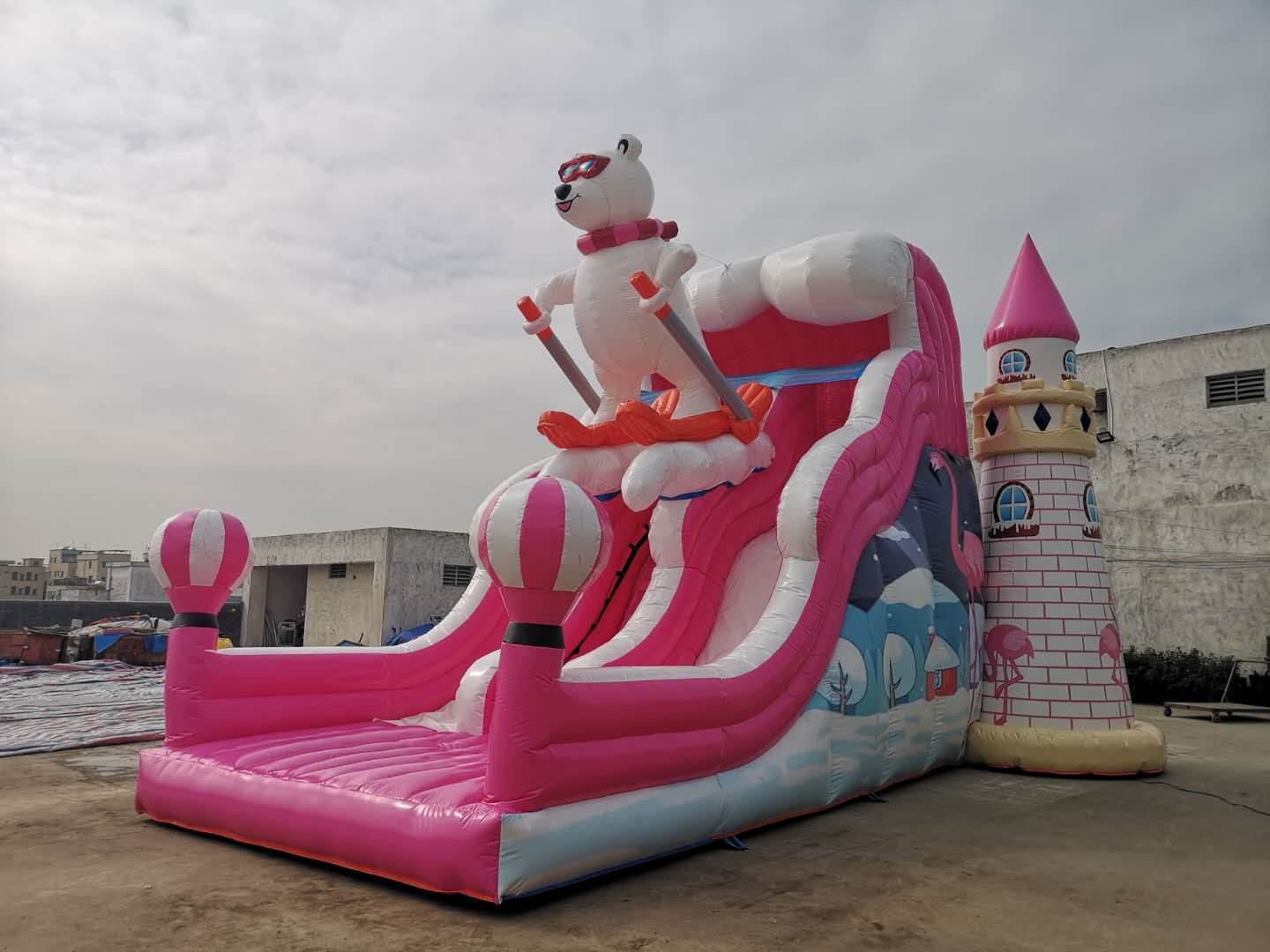 充气城堡乐园粉色气模乐园出租
