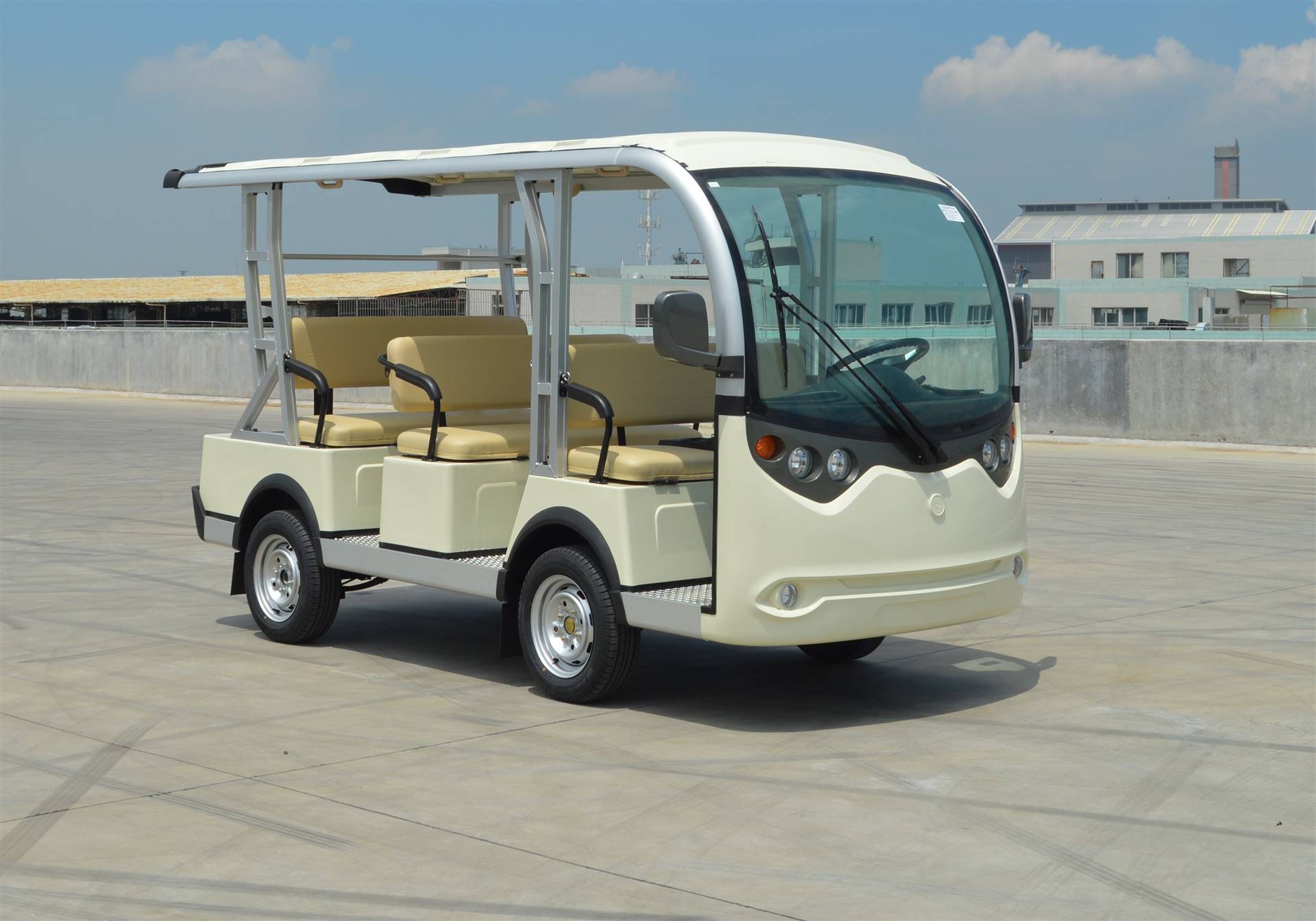 广东绿通八人座电动观光车lt-s8 旅游观光车厂家