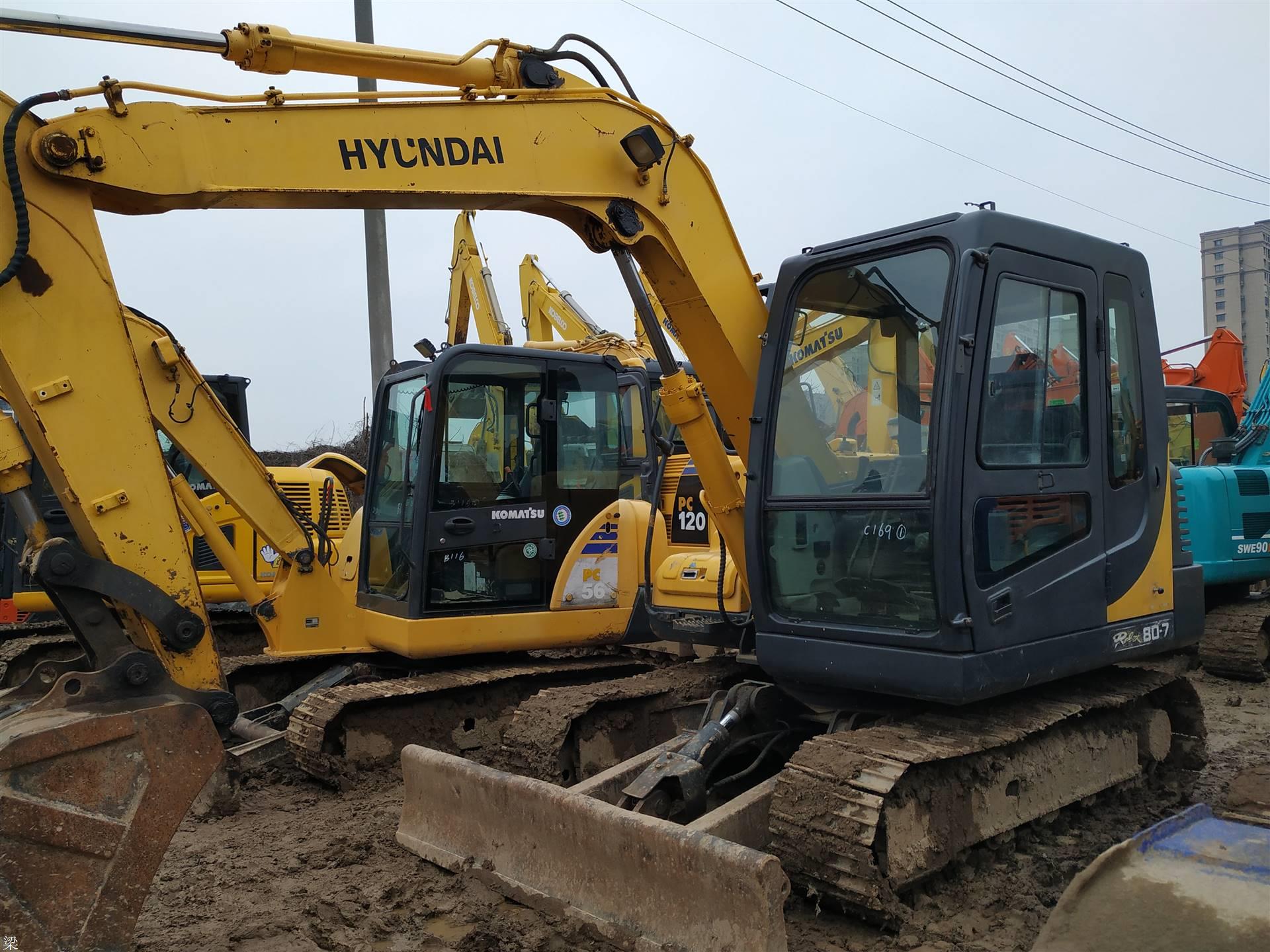 现代80-7二手挖掘机低价