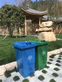 西安塑料垃圾桶，榆林垃圾箱，延安果皮箱，安康塑木垃圾桶厂家