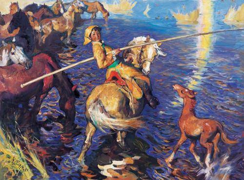 沈尧伊油画拍卖价格的趋势