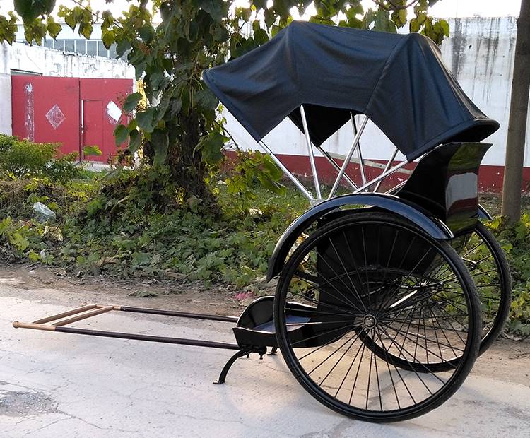 广州海珠出租婚礼专用仿古黄包车